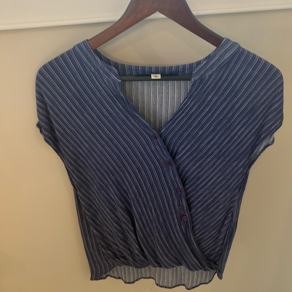 Blue Rain Brand Women’s Size Small Striped Women's Top